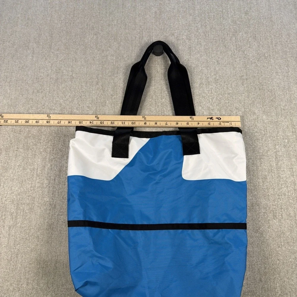 HOKA Glacier‎ Blue / Black Tote Bag Canvas Reusable Shoulder Gym Shopper Bag